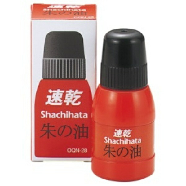 Shachihata Quick-Drying Shachihata Red Ink 28ml OQN-28 1 unit