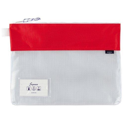 Sekisei Multi-Case Segres Mesh Case A4 Red AZ-2327