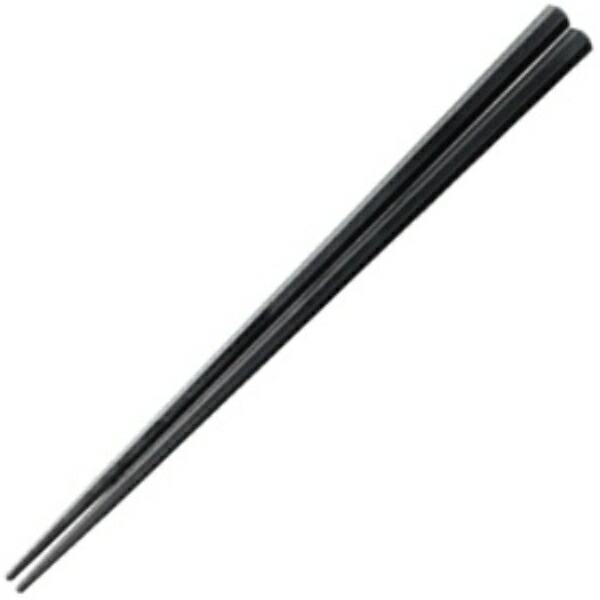 Daikoku Kogyo SPS Reusable Chopsticks 22.5cm Octagonal (Black) 10 Pairs Per Pack 3771182