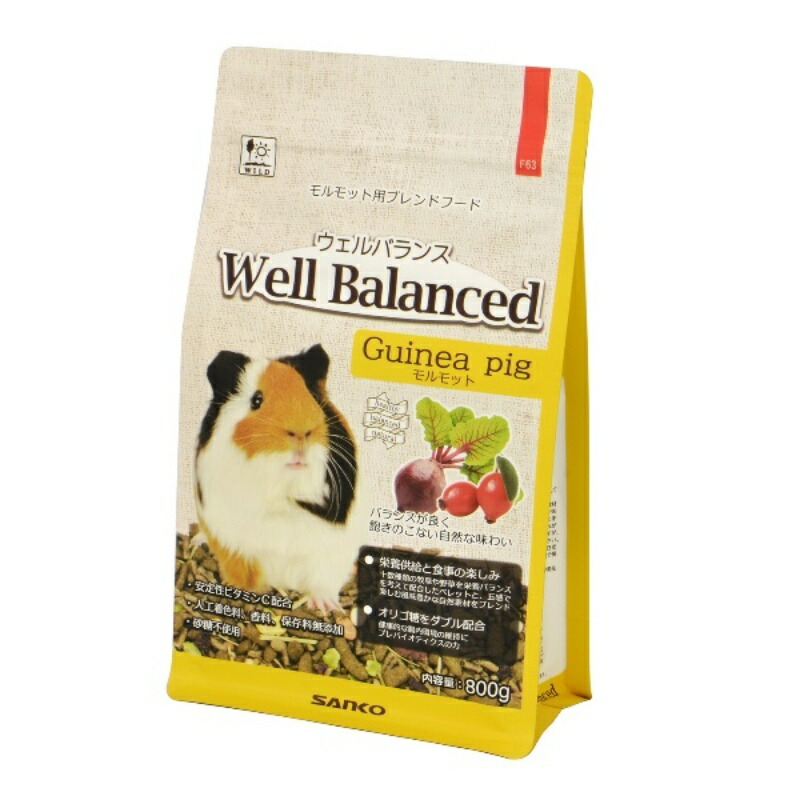 Sanko Sanko Shokai Well Balance Guinea Pig Food 800g