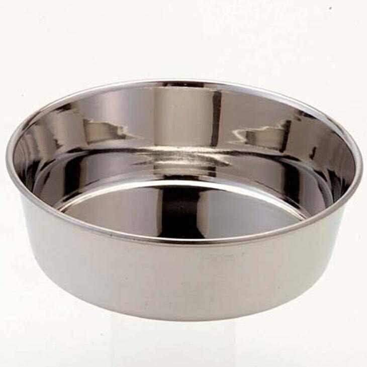 Doggyman Stainless Steel Dog Dish, Plate Type, Size S
