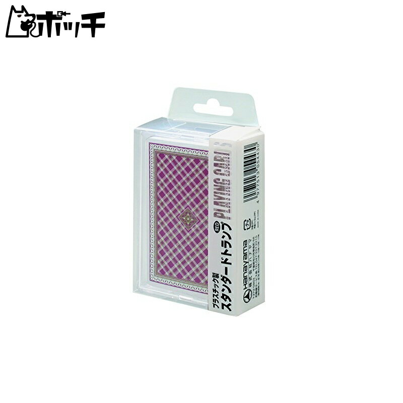 HANAYAMA Standard Playing Cards RED Plastic Bridge Size Recommended Age 6 and up