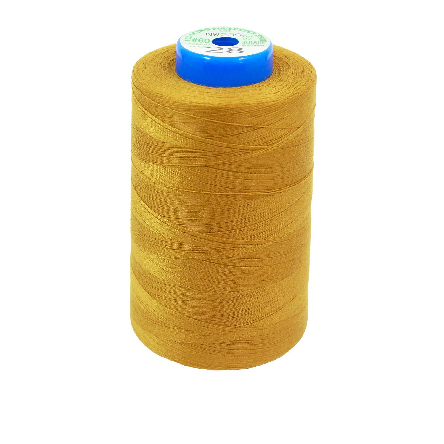 FUJIX Kingspan Spun Sewing Thread No. 60 3000m Spool col.28