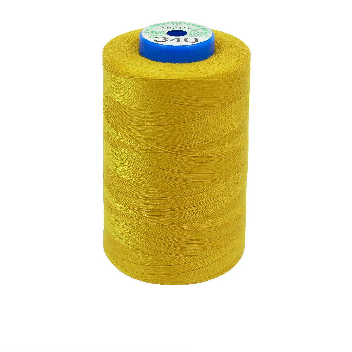 FUJIX Kingspan Spun Sewing Thread No. 60 3000m Roll col.340