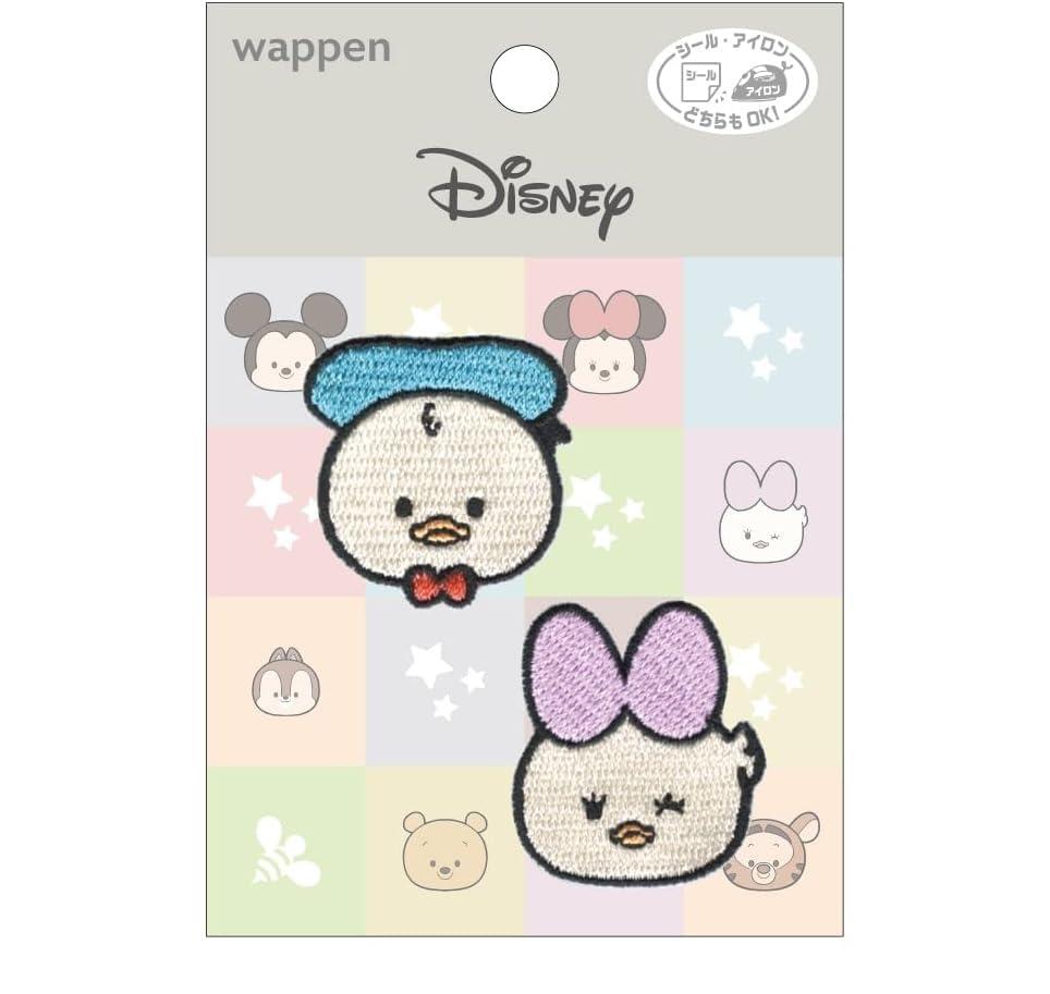 Disney YULULUN Patch Set with 2 Patches, Iron-On & Adhesive Dual-Use Type