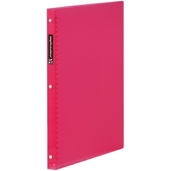 Maruman Loose-Leaf Binder A4 Sept Couleur 30-Hole Pink F481B-08