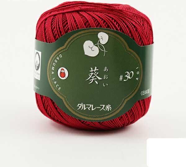 Yokota Daruma Lace Thread #30 Aoi 25G Roll 2370 Col.9