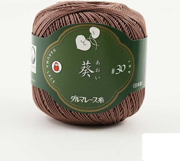 Yokota Daruma Lace Thread #30 Aoi 25G Spool 2370 Col.10