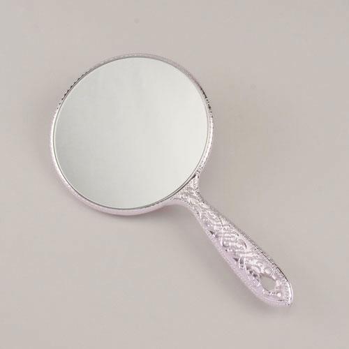 Plated Hand Mirror S Pink