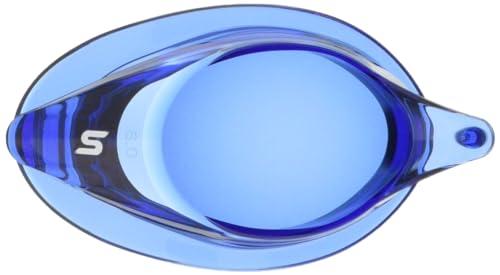 [Swans] Made in Japan Swimming Goggles Prescription Lenses SRCL-7N NAV Navy S-6.00 Racing Non-Cushion Anti-Fog Adult Lens Only WORLD AQUATICS Approved