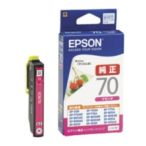 Epson Ink Cartridge Magenta ICM70 1 piece