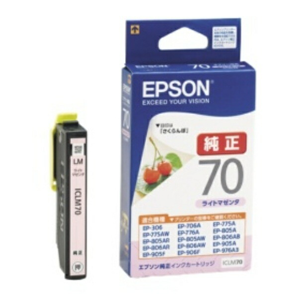Epson Ink Cartridge Light Magenta ICLM70 1 piece