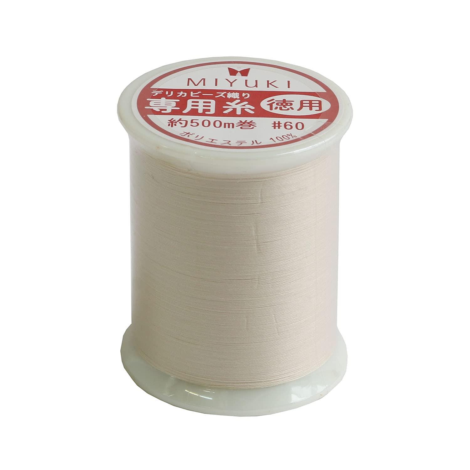 MIYUKI Delica Bead Weaving Thread “Delicas Thread” #60/Economy 500m Spool Beige TH2T/1