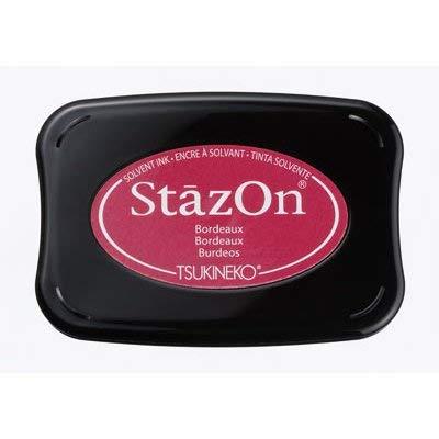 Tsukineko Stay-On Ink Pad Bordeaux SZ-26