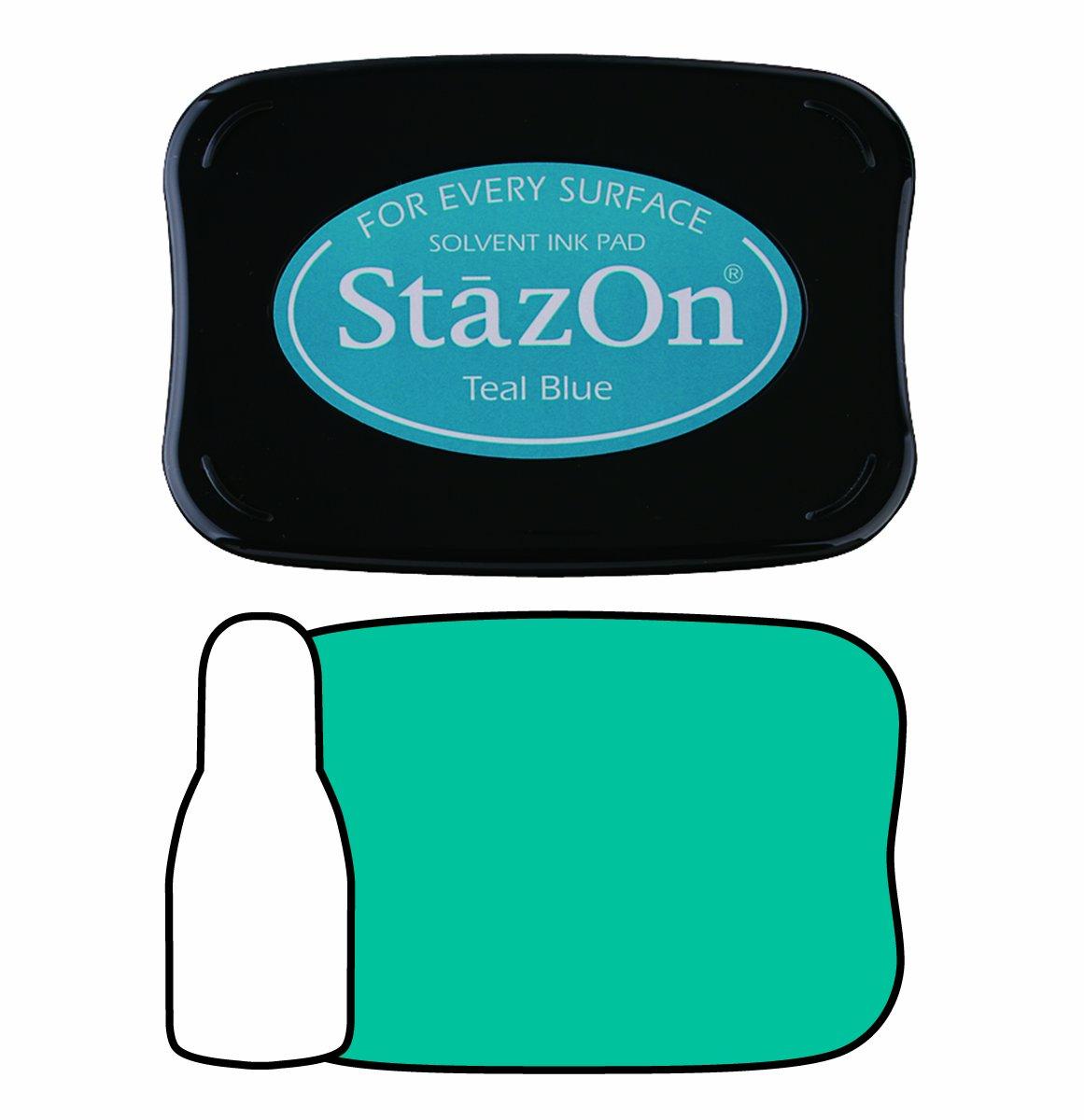 Tsukineko StayOn Ink Pad Teal Blue SZ-63