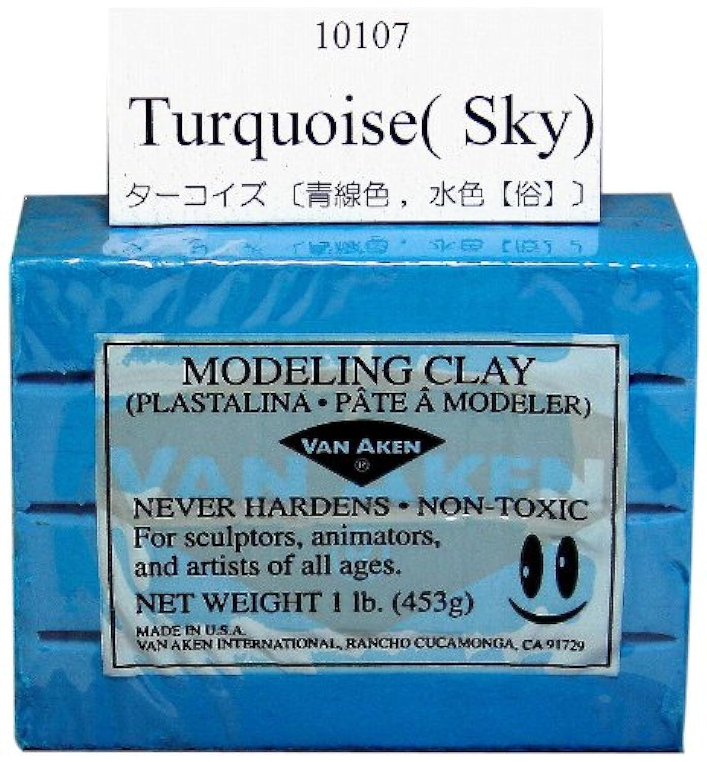 Chubu Electromagnetic Industries CEC Modeling Clay Plastalina (1 Pound) Turquoise [Craft Clay]