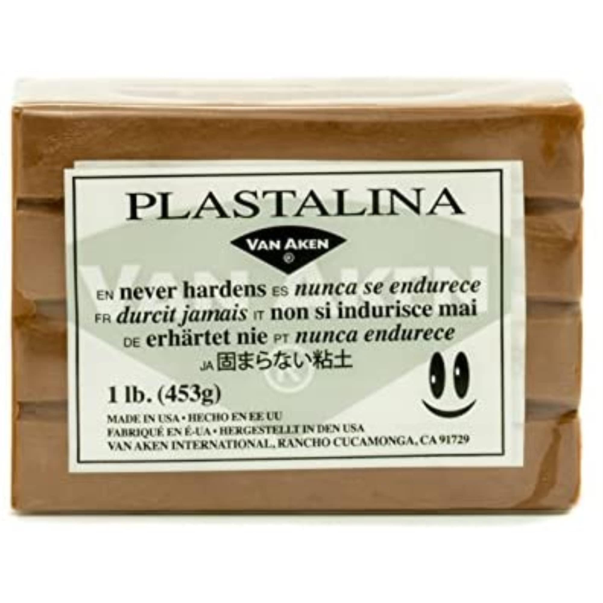 VAN AKEN Chubu Electromagnetic Industries CEC Modeling Clay plastalina (1 Pound) Brown [Craft Clay]