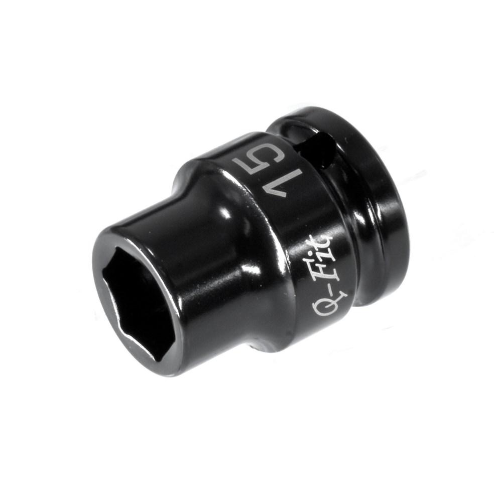 Astro Products Q-Fit 1/2DR Impact Socket 15mm | Impact-Ready Socket for Impact Wrench