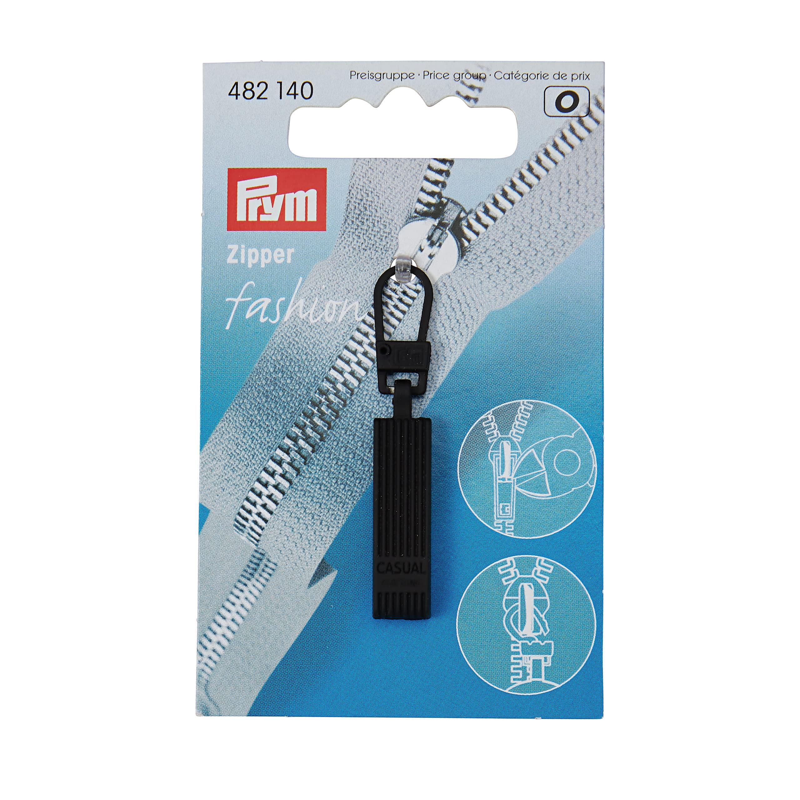 Prym Zipper Pulls & Eyelets Casual Black 482139