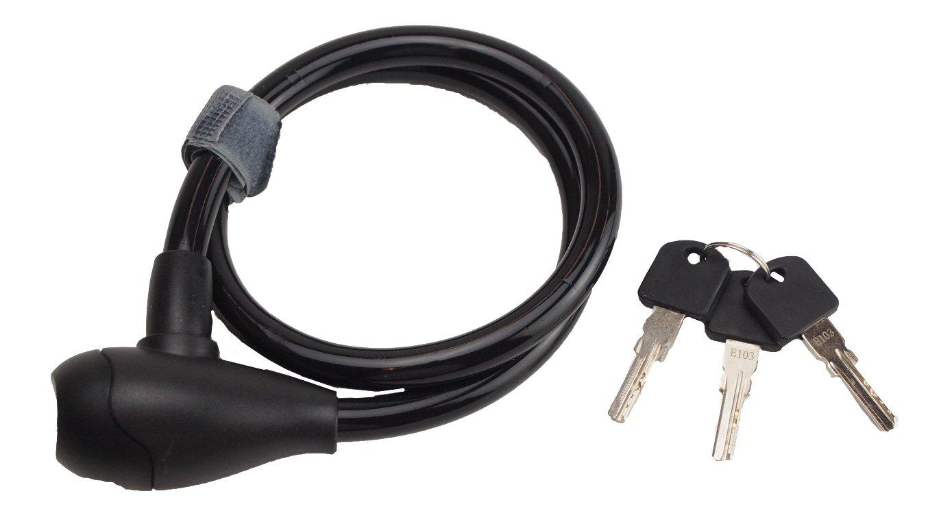 PALMY Wire Lock P-4505/Φ12×700mm Black