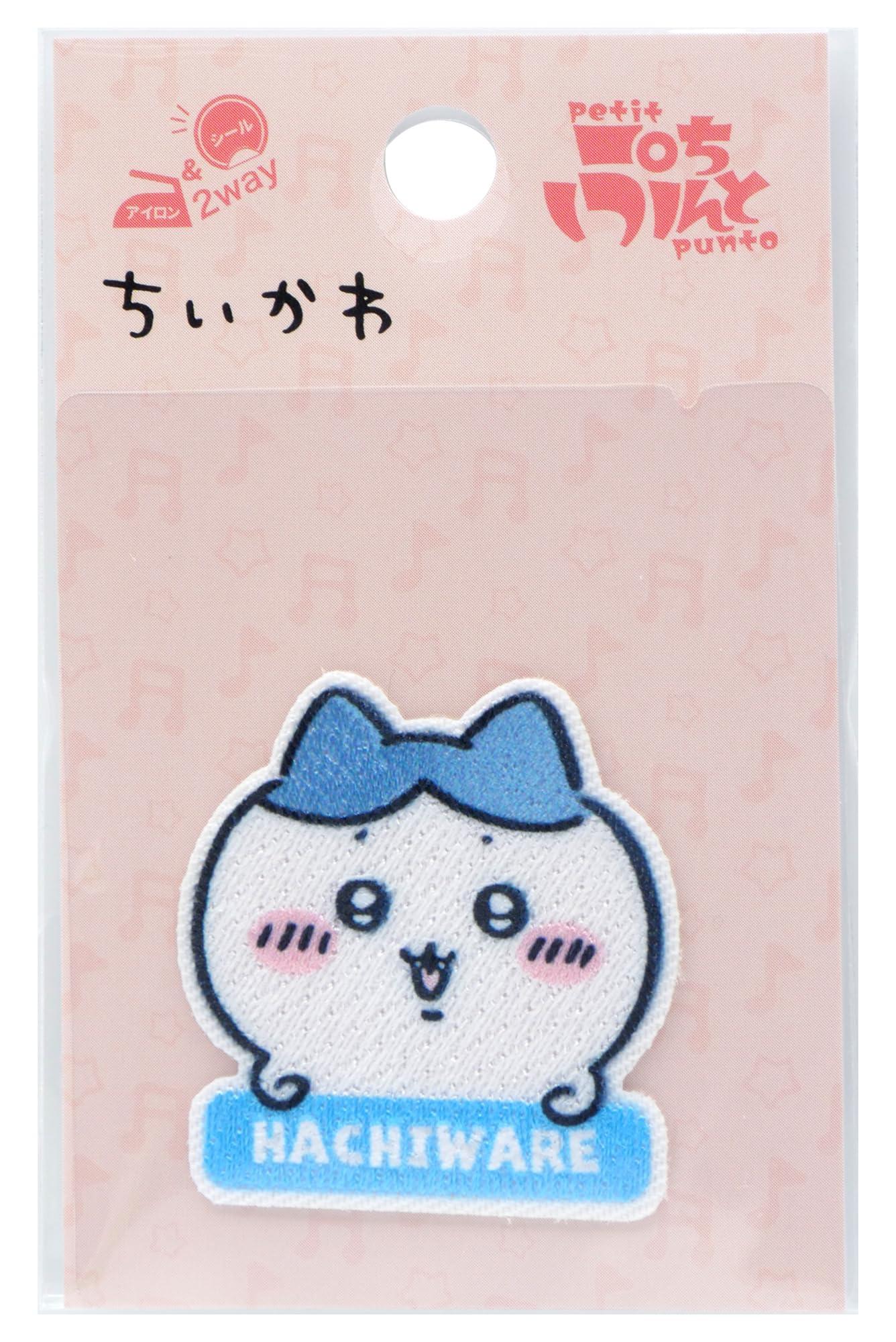 Kokka Chikawa Patch Hachiware 1 Piece Width 36mm x Height 38mm Adhesive/Iron-On Dual-Use GW-2004