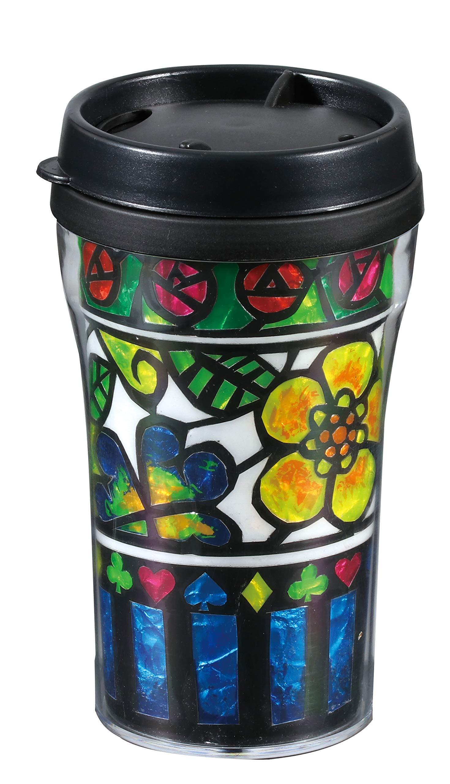 Small Design Tumbler Touch Stained Glass Set