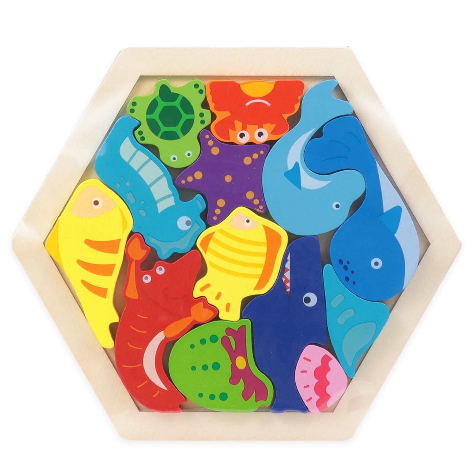 Artec MiraTOY Hexagonal Puzzle: Sea Creatures