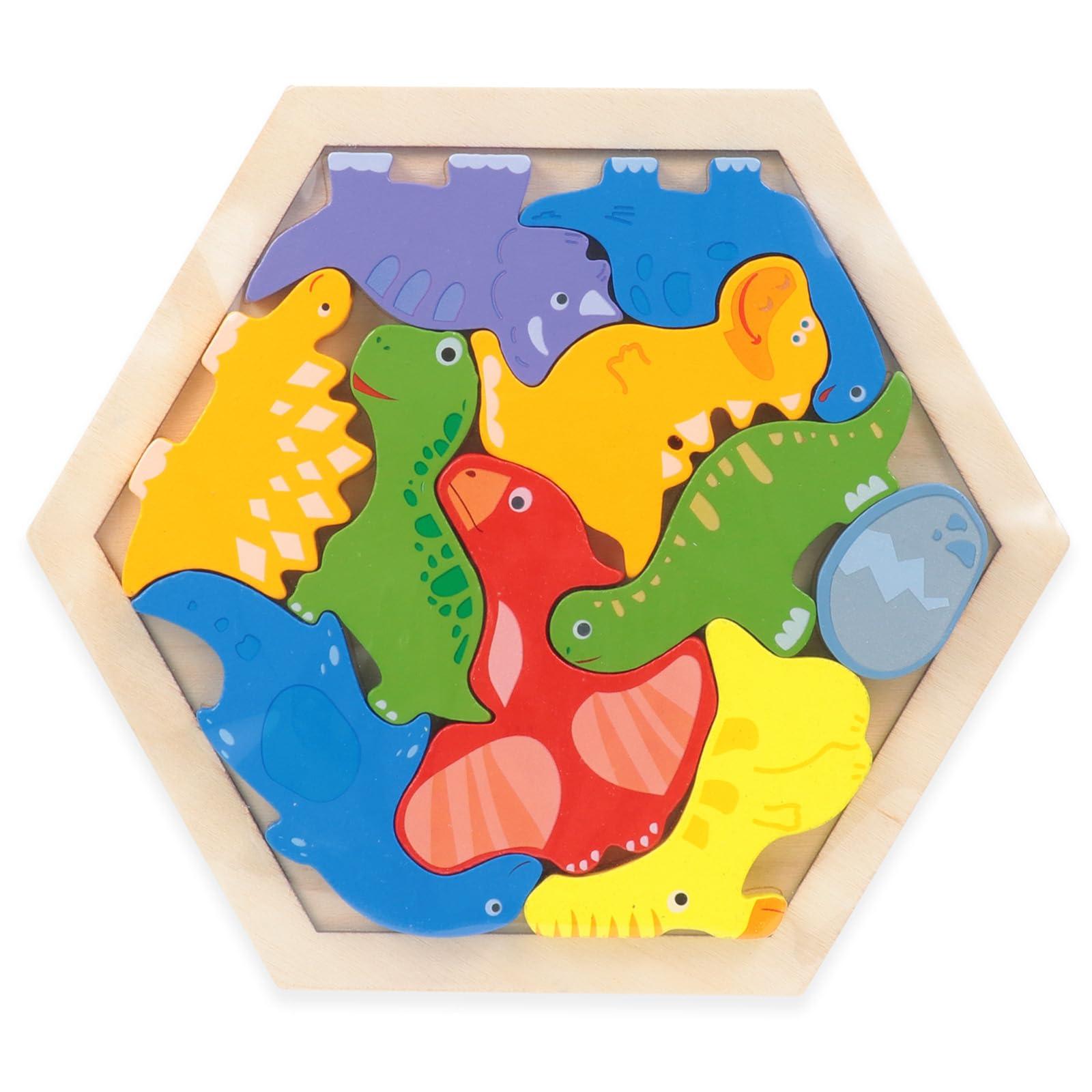 Artec MiraTOY Hexagonal Puzzle: Dinosaur