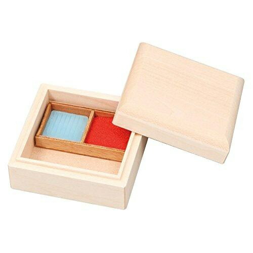 Artec Wooden Seal Carving Case (Includes Ink Pad) Shina Wood 038152