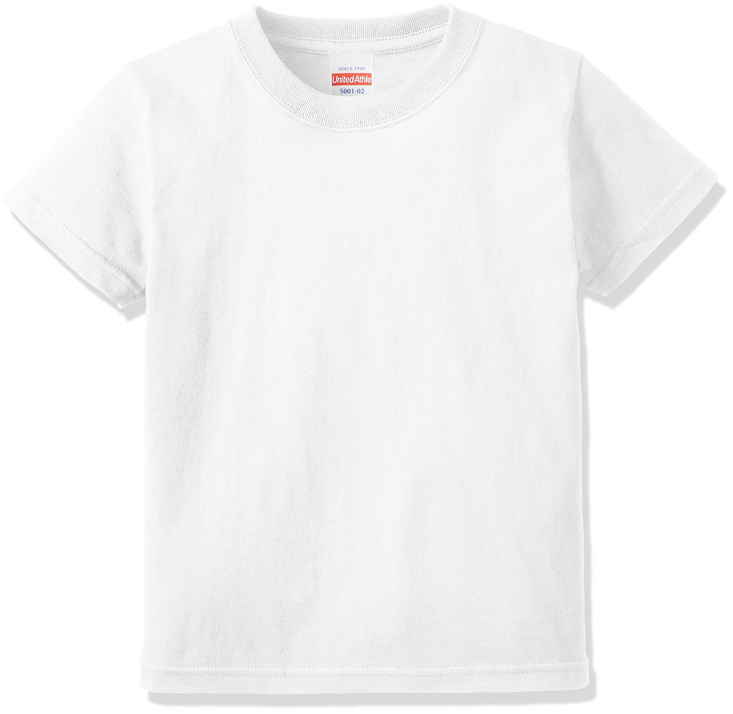 [United Athle] 5.6 oz High Quality T-Shirt 500102 [Kids] 001 White 130