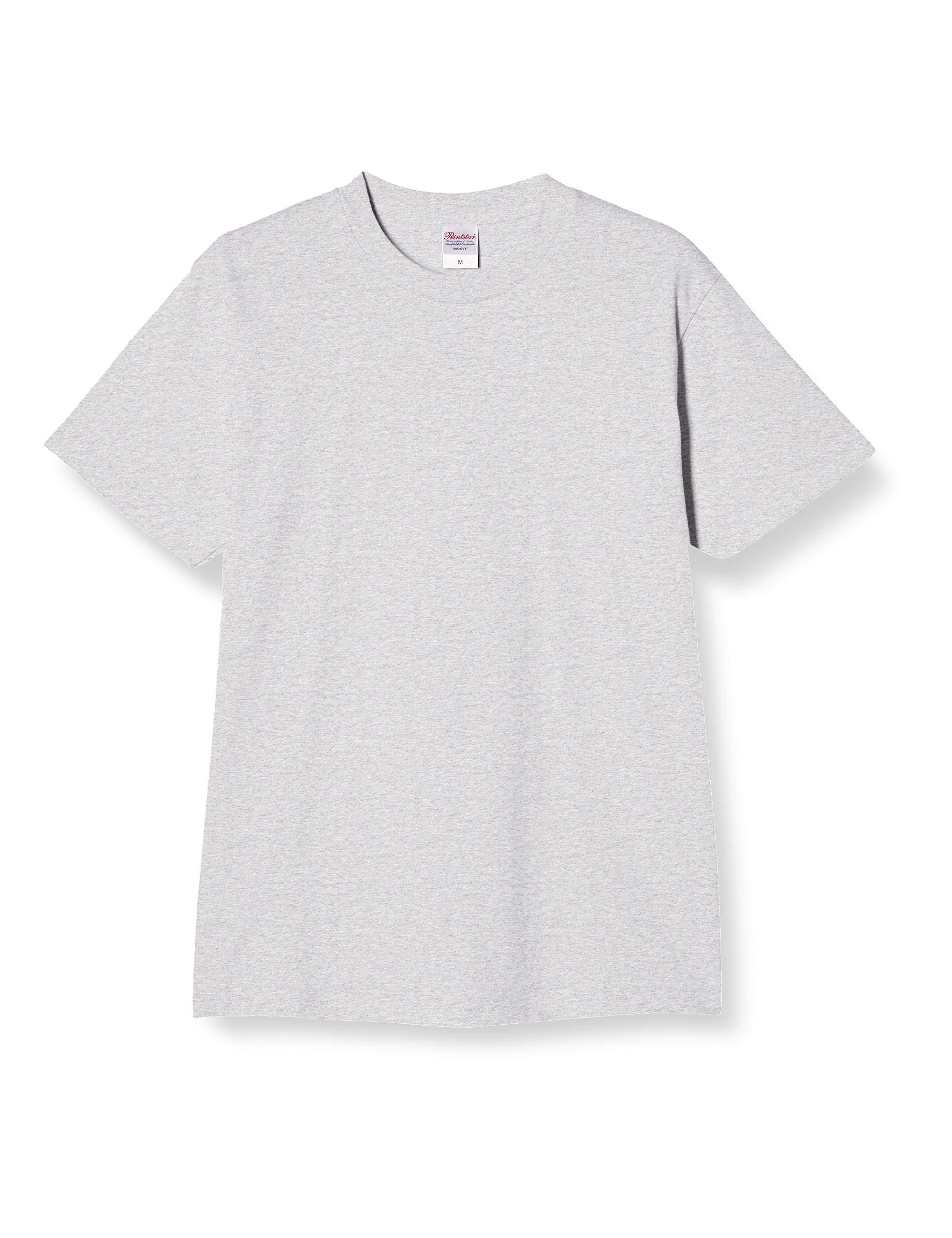 [Printstar] Short Sleeve 5.6 oz Heavyweight T-Shirt 00085-CVT Heather Gray M (Equivalent to Japanese Size M)