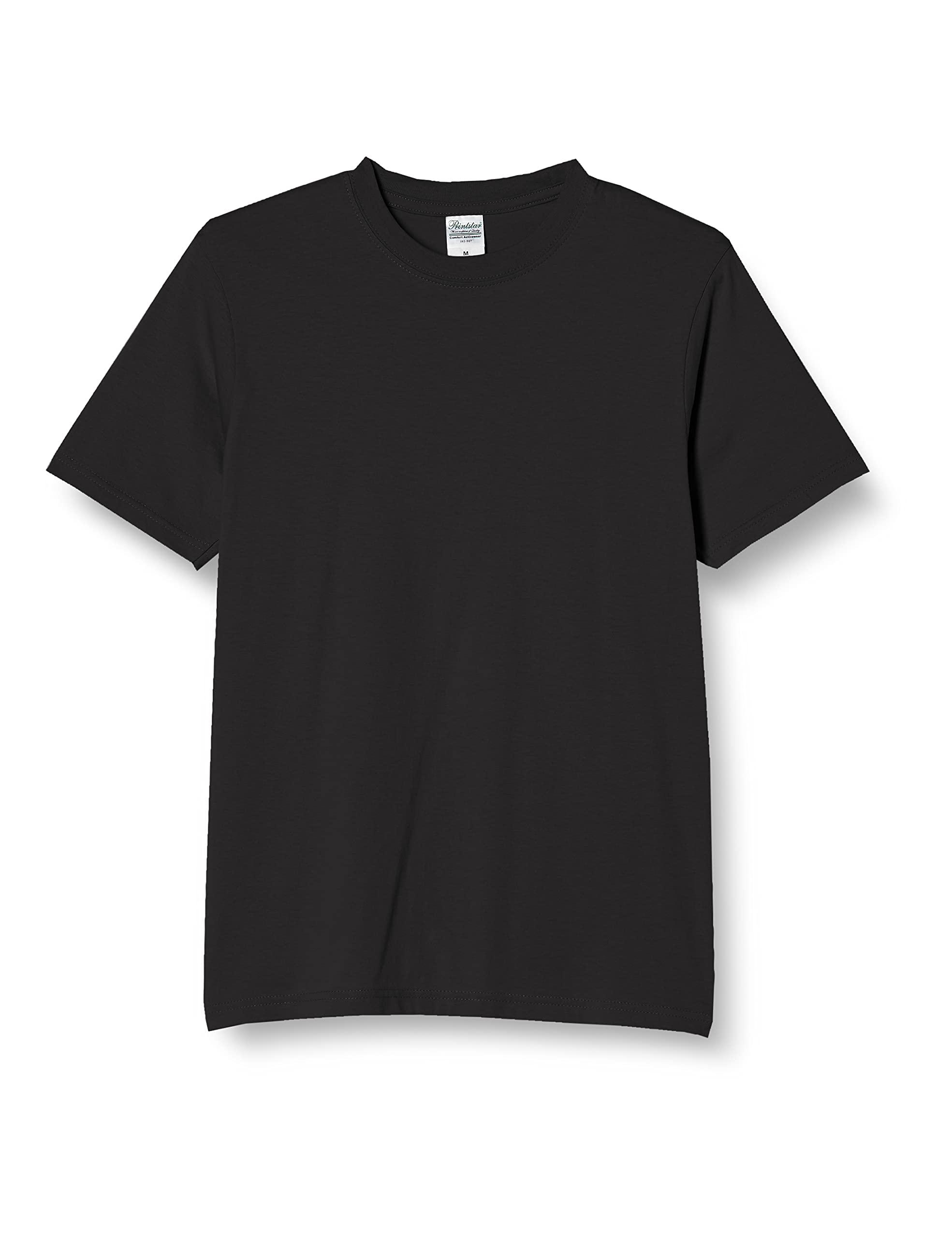 [Printstar] Short Sleeve 4.0 oz Lightweight T-Shirt 00083-BBT [Men's] Black XXL