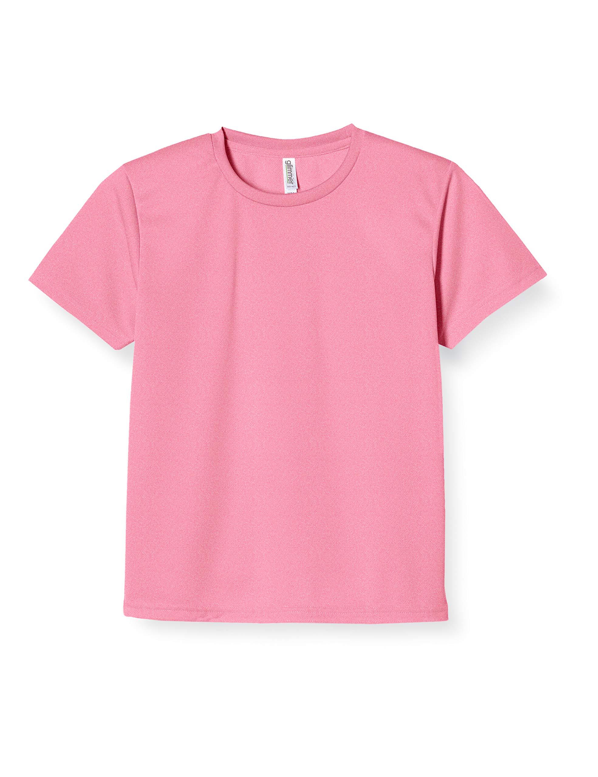 [Glimmer] Short Sleeve 4.4oz Dry T-Shirt (Crew Neck) 00300-ACT Mixed Pink 5L (Equivalent to Japanese Size 5L)
