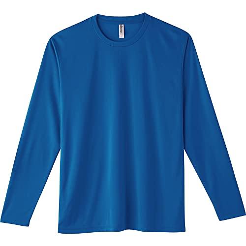 [Glimmer] 3.5 oz Interlock Dry Long Sleeve T-Shirt 00352-AIL Royal Blue L (Equivalent to Japanese size L)