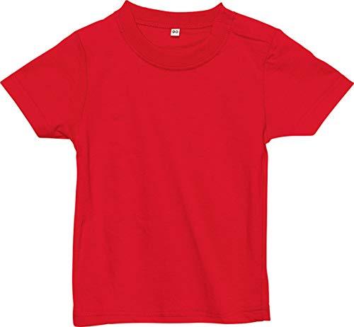 [Printstar] Short-Sleeve 5.6 oz CBT Heavyweight Baby T-Shirt Red Japan Size 80cm (Equivalent to Japanese Size 80)