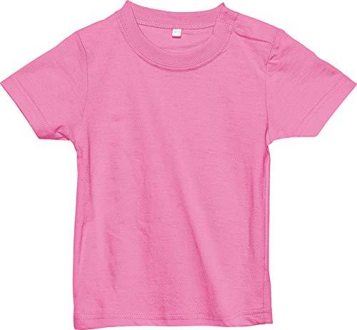 [Printstar] Short-Sleeve 5.6 oz CBT Heavyweight Baby T-Shirt Pink Japan 90cm (Equivalent to Japanese Size 90)
