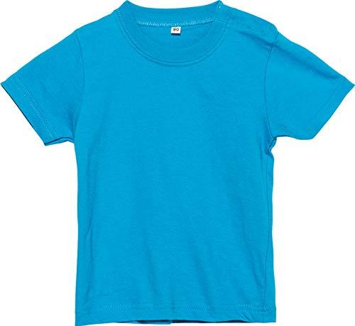 [Printstar] Short-Sleeve 5.6 oz CBT Heavyweight Baby T-Shirt Turquoise Japan 80cm (Equivalent to Japanese Size 80)