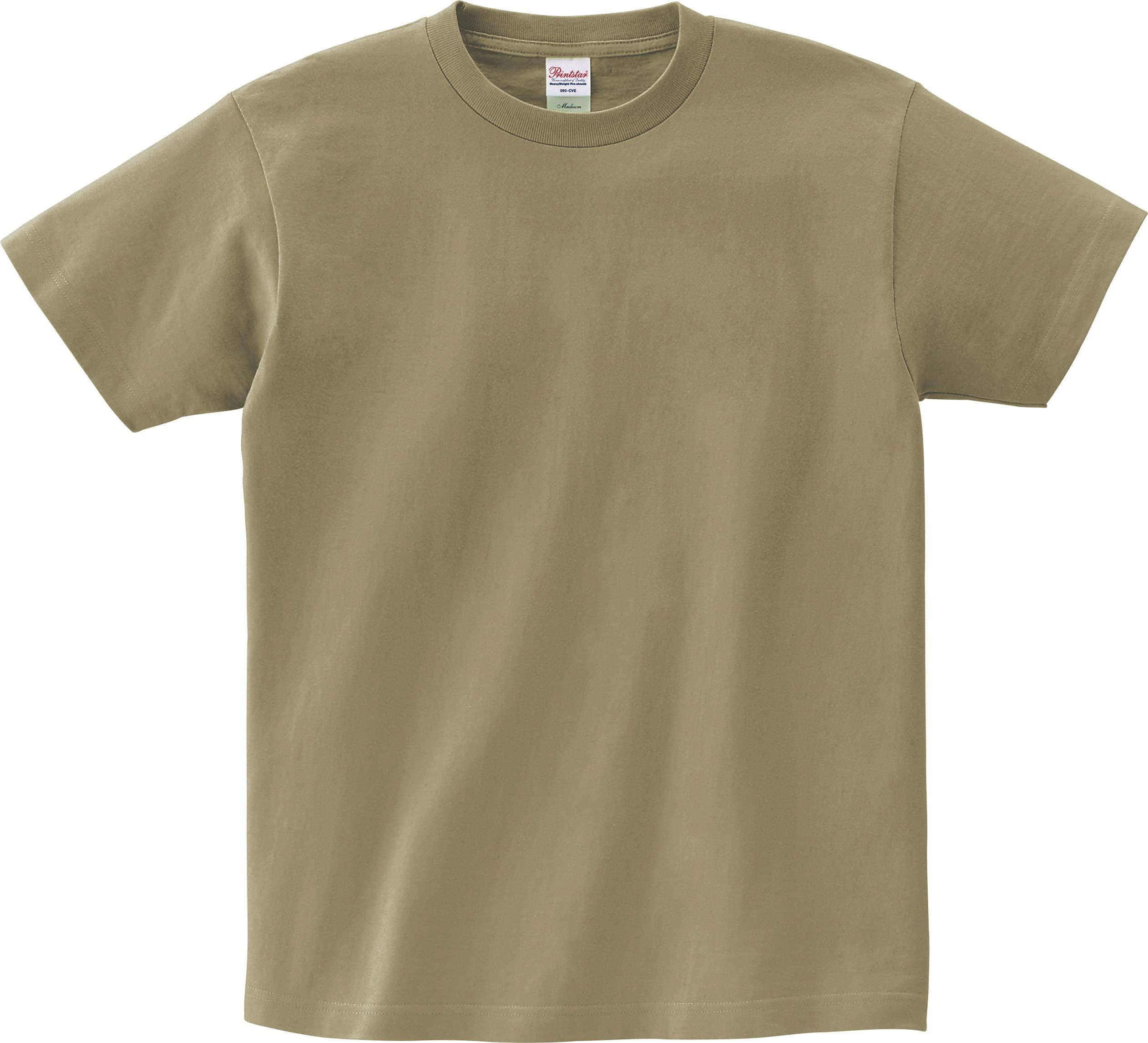 [Printstar] T-Shirt 00095-CVE Men's Sand Khaki S