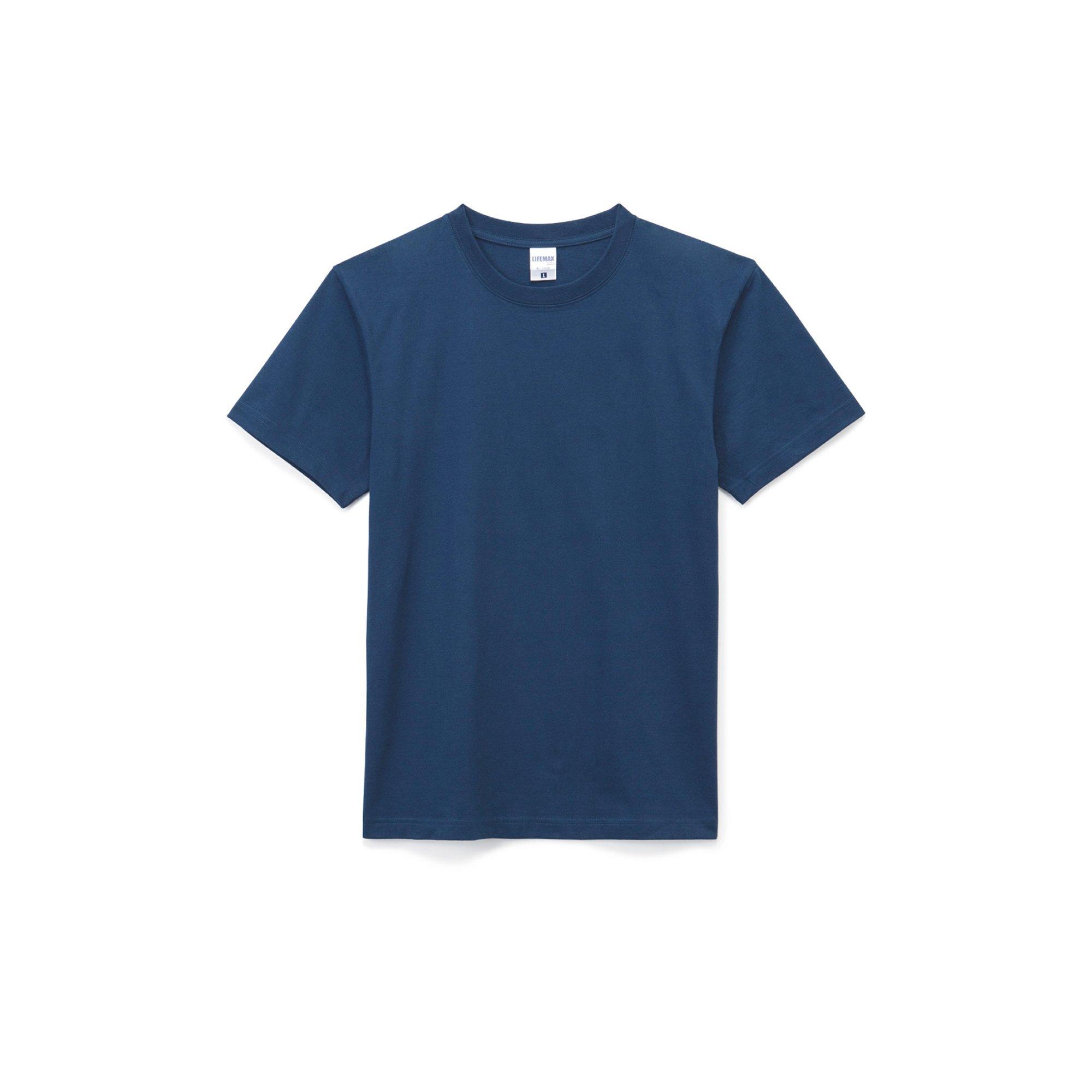 [LifeMax] T-Shirt MS1149 Men's Navy M-(Equivalent to Japanese Size M)