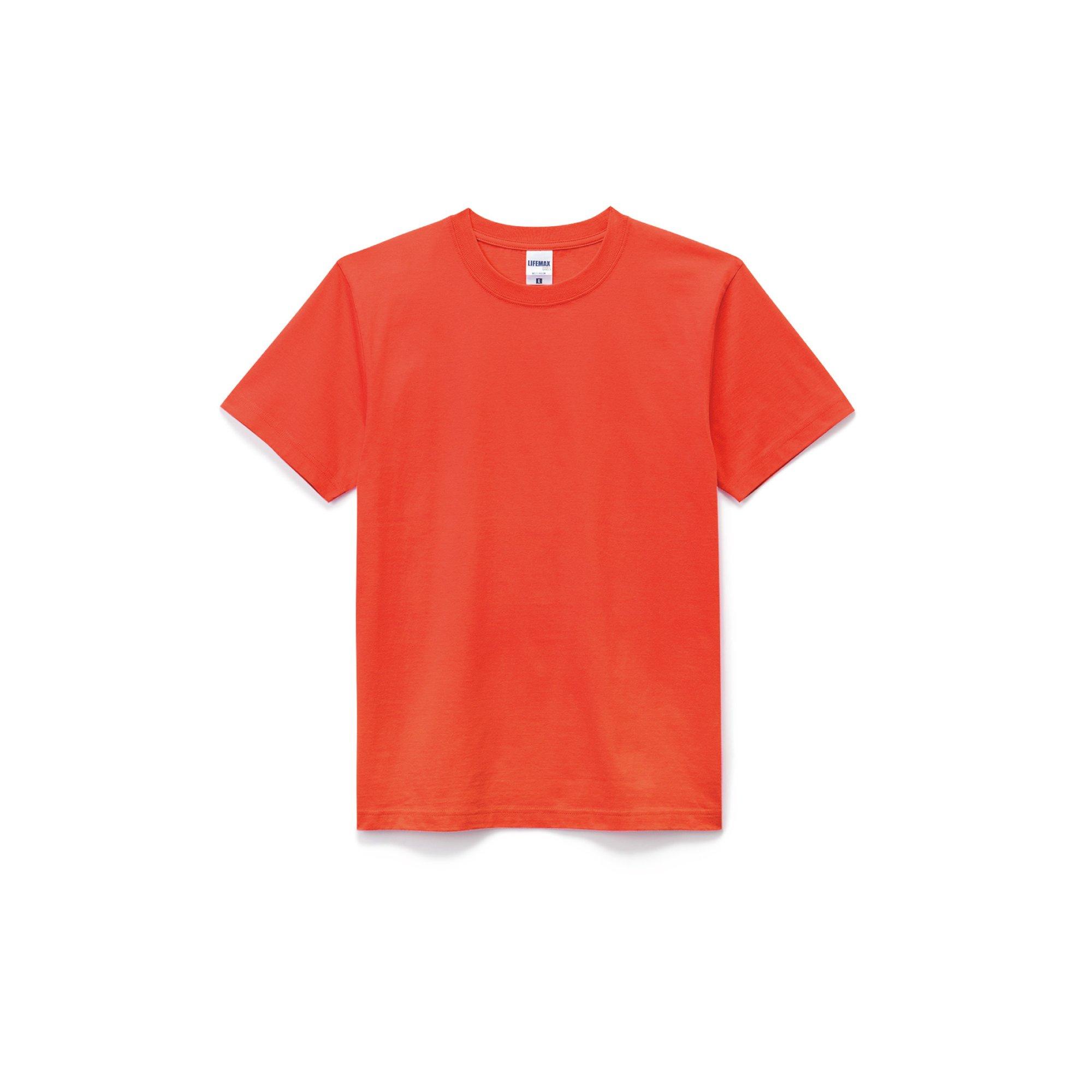 [LifeMax] T-Shirt MS1149 Men's Orange XS (Equivalent to Japanese Size XS)