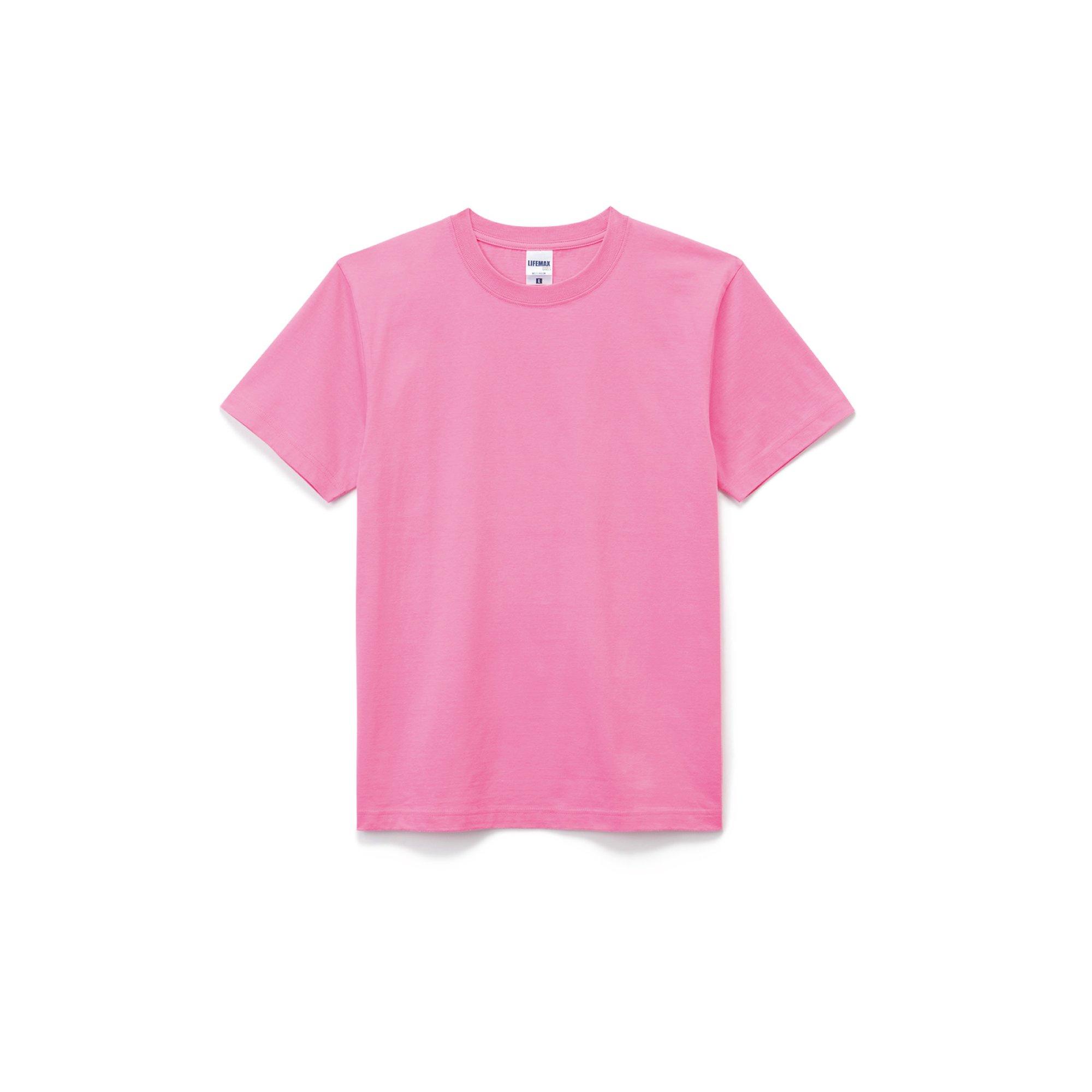 [LifeMax] T-Shirt MS1149 Men's Pink L (Equivalent to Japanese Size L)