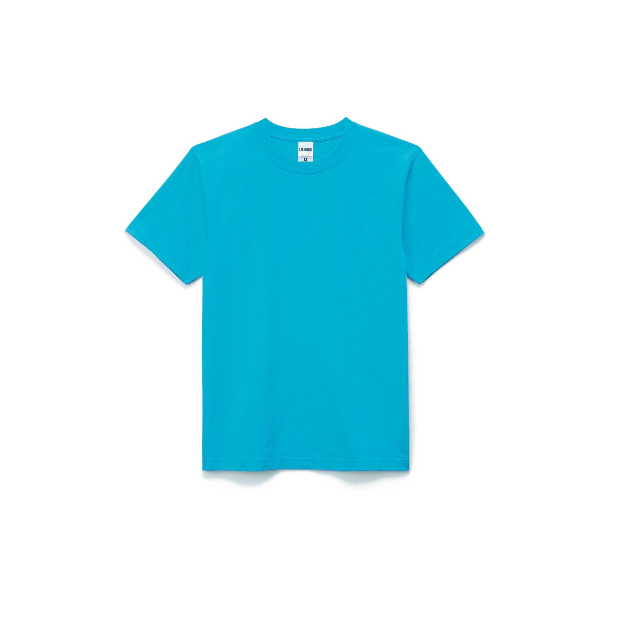 [LifeMax] T-Shirt MS1149 Men's Turquoise M (Equivalent to Japanese Size M)