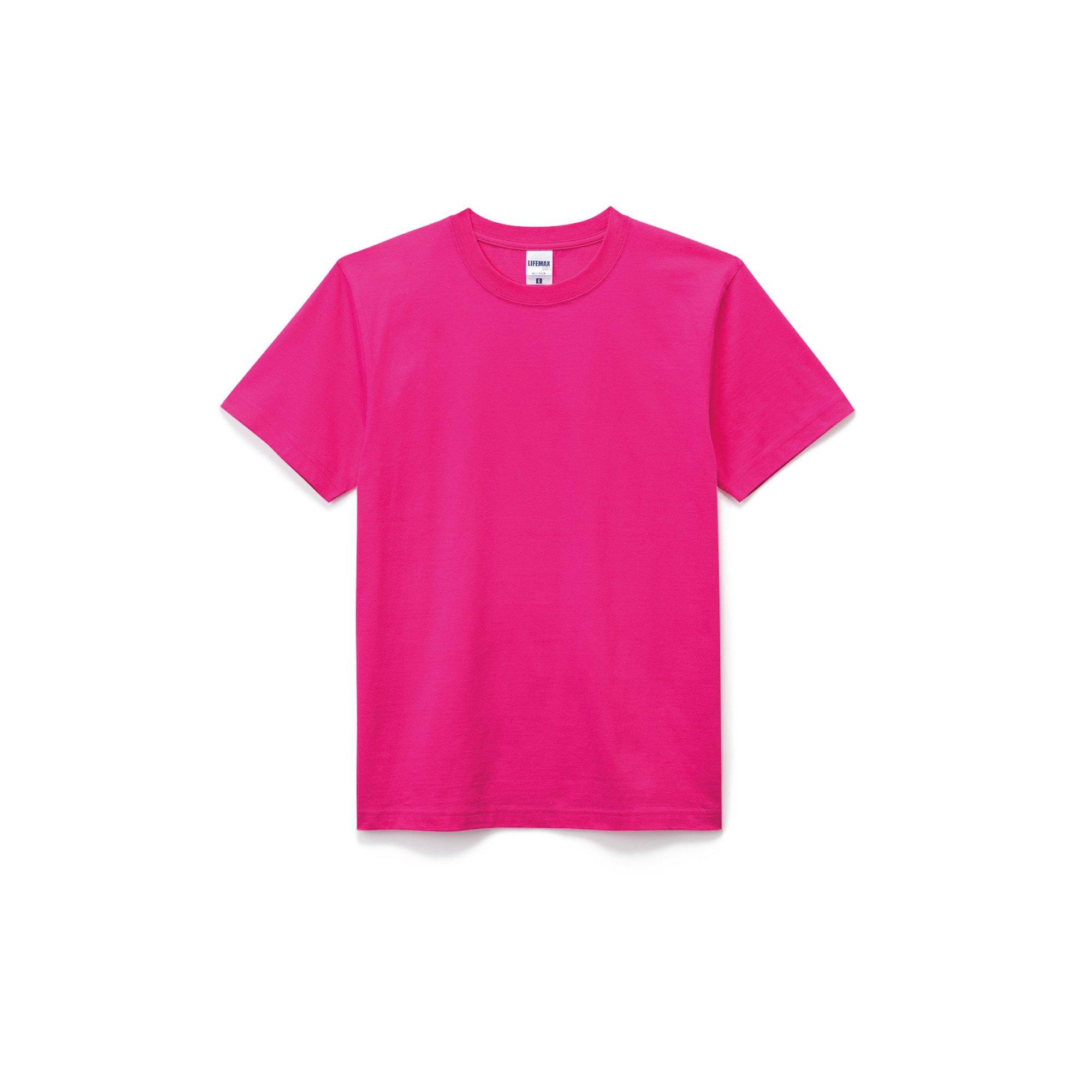 [LifeMax] T-Shirt MS1149 Men's Shocking Pink XL (Equivalent to Japanese size XL)