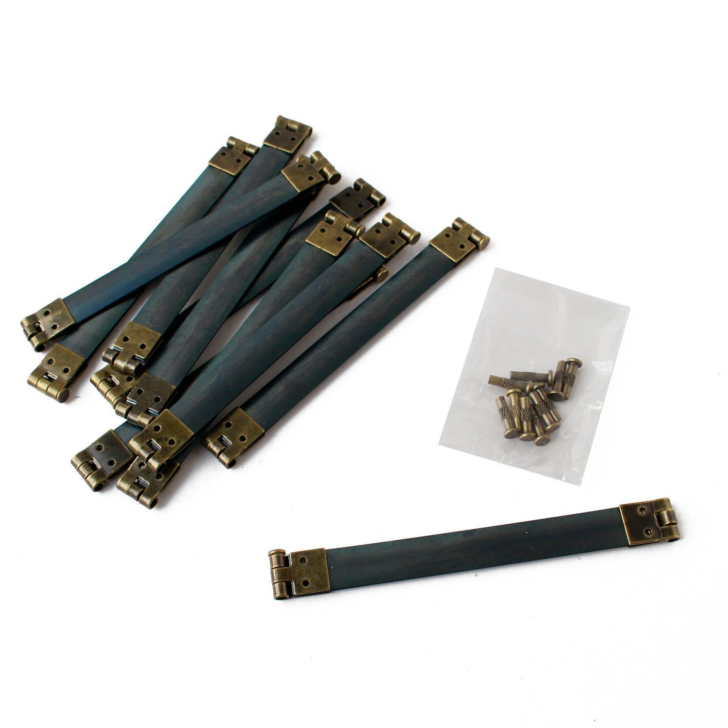 Nippon Chuko Spring-Loaded Clasp 10cm 10-Pack AG JS8001