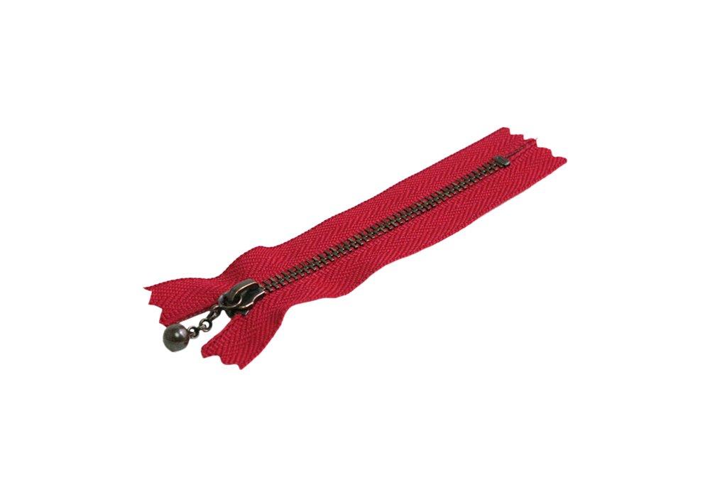 Y.K.K. Snap Fastener 14cm 10-Pack Red 3GKB14-519