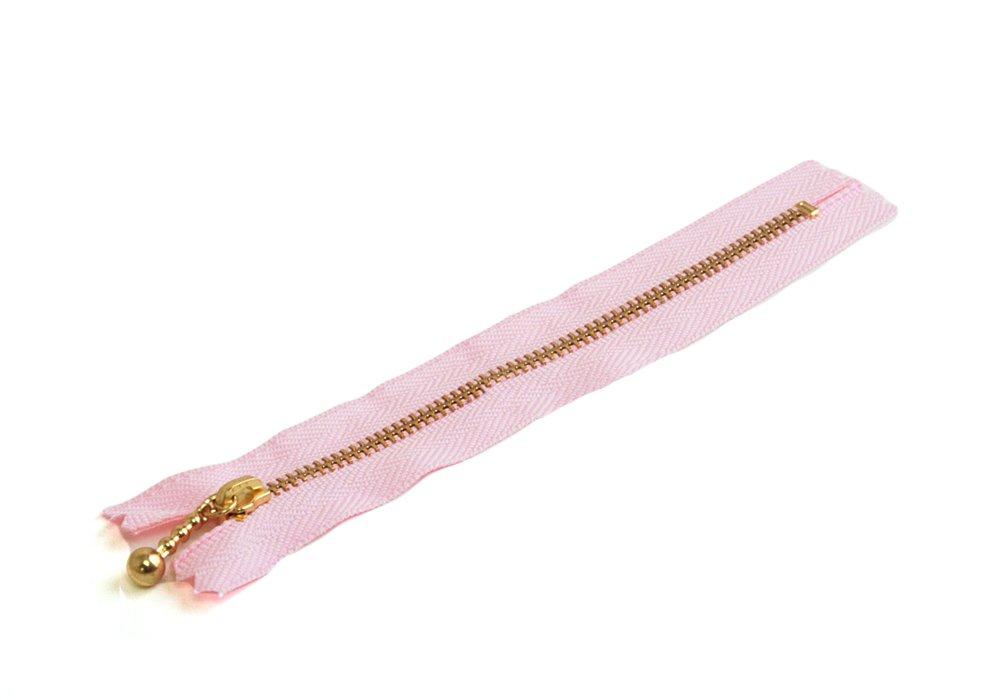 Y.K.K. Snap Fastener 25cm, 10-Pack, Pink 3G25-512