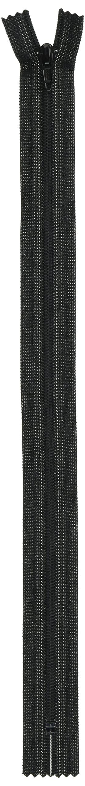 Y.K.K Flat Knit Zipper 30cm 10-Pack Black FN30-580