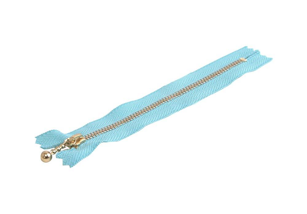 Y.K.K. Screw-On Fastener 25cm, 10-Pack, Sky Blue 3G25-544