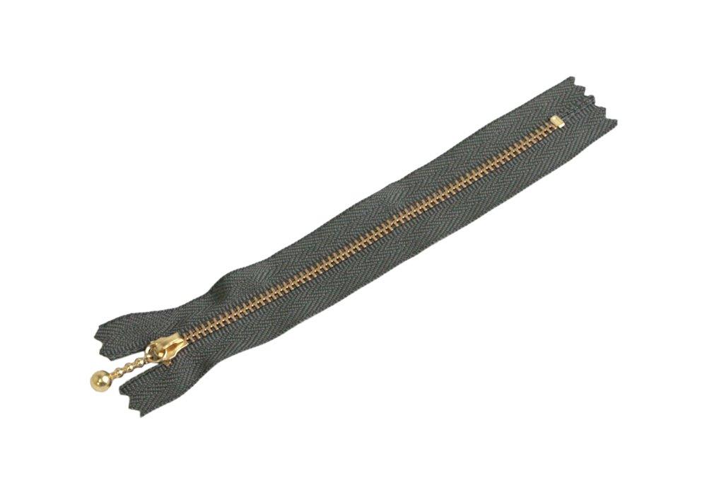 Y.K.K. Snap Fastener 25cm, 10-Pack, Smoke Gray 3G25-860