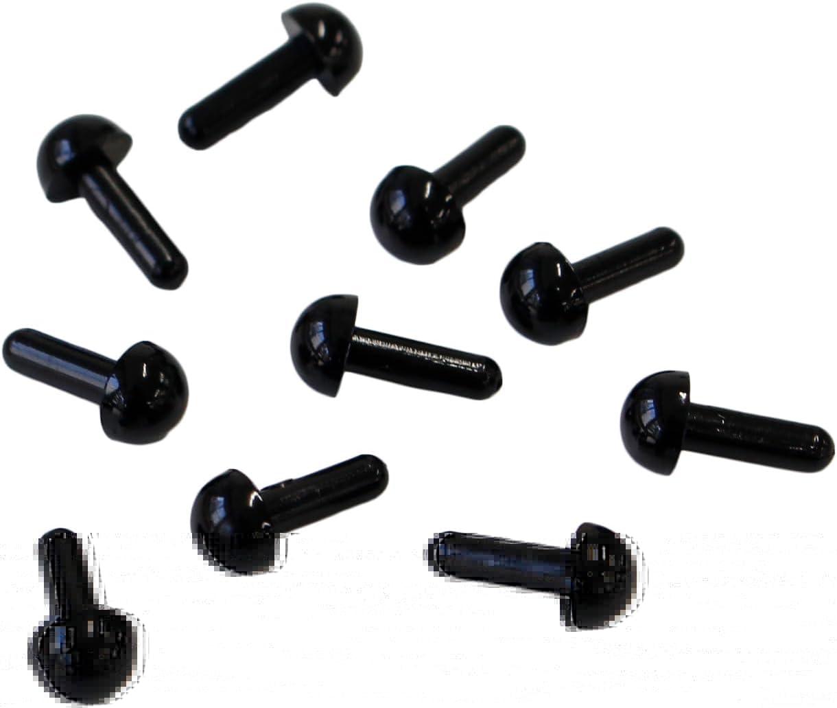 Japan Button Trading Co., Ltd.  Sashime  4.5mm  Black  10 pieces x 5 bags MOL-2406-5
